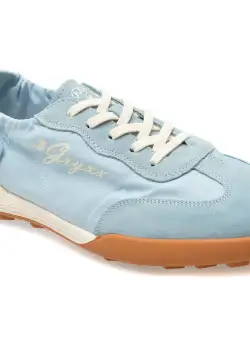 Pantofi sport GRYXX albastri, H7352, din piele intoarsa