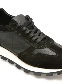 Pantofi sport GRYXX negri, M73191, din piele naturala