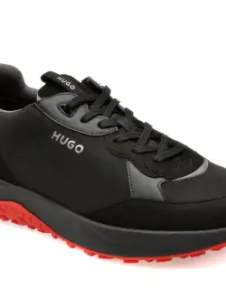 Pantofi sport HUGO negri, 43791, din material textil