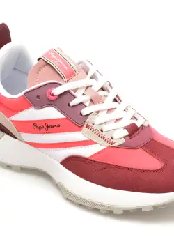Pantofi sport PEPE JEANS multicolor, LUCKY MAIN, din material textil