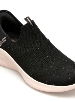 Pantofi sport SKECHERS negri, ULTRA FLEX 3.0, din material textil