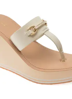 Papuci casual ALDO albe, 13748585, din piele ecologica