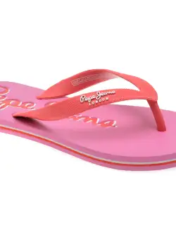 Papuci casual PEPE JEANS roz, LS70157, din pvc