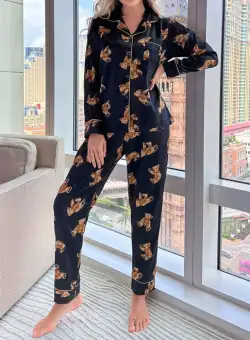 Pijama dama satin Asahi ADCP0180 Adictiv