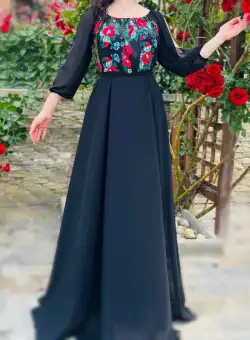 Rochie Eleganta cu motive stilizate florale Viviana