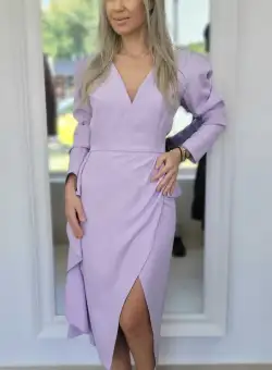 Rochie eleganta din material de inalta calitate cu aspect petrecut
