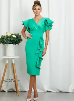 Rochie Elisa Verde Deschis