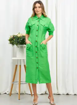 Rochie Lexie Verde Deschis