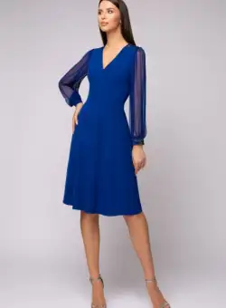 Rochie M567 X62 royal Ginette