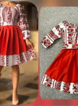 Rochita stilizata cu motive traditionale Elena