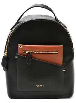 Rucsac GRYXX negru, 32059, din piele ecologica