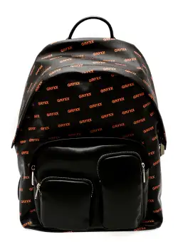 Rucsac GRYXX negru, BLS19, din piele ecologica
