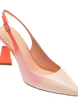 Saboti eleganti EPICA multicolor, 1844704, din piele croco