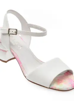 Sandale casual EPICA MADE IN BRAZIL albe, 1006847, din piele naturala