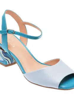 Sandale casual FLAVIA PASSINI albastre, 1056626, din piele naturala