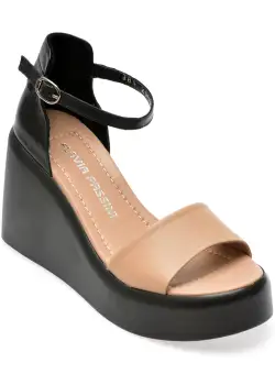 Sandale casual FLAVIA PASSINI bej, 3812050, din piele naturala