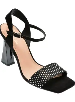Sandale casual FLAVIA PASSINI negre, 1119835, din nabuc
