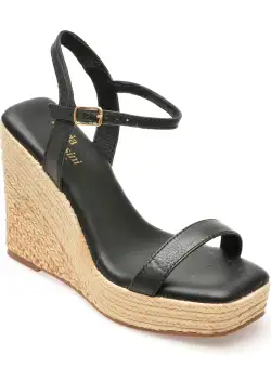 Sandale casual FLAVIA PASSINI negre, 358402, din piele naturala