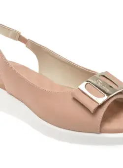 Sandale casual FLAVIA PASSINI roz, 17967K3, din piele naturala
