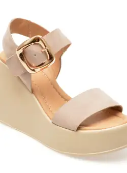 Sandale casual GRYXX bej, 5001729, din piele intoarsa