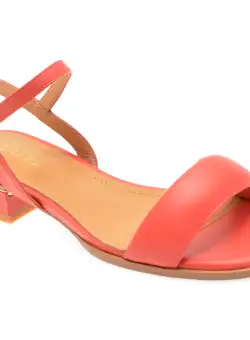 Sandale casual GRYXX roz, F51C09, din piele naturala