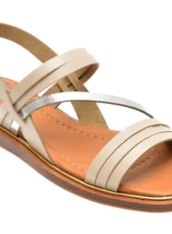 Sandale casual IMAGE bej, 11505, din piele naturala