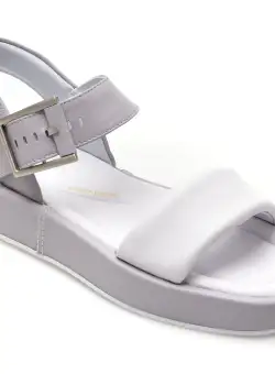 Sandale CLARKS mov, ALDA STRAP, din piele naturala
