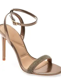 Sandale elegante ALDO bronz, 13773272, din piele ecologica