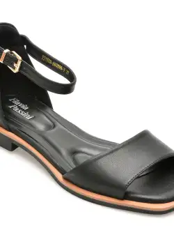 Sandale FLAVIA PASSINI negre, 63808, din piele naturala