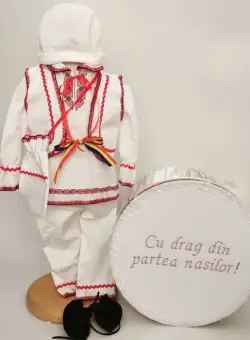 Set Costum National Victoras 11 si Cutie Botez Traditional