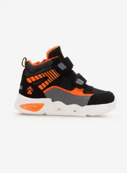 Sneakers baieti Bowen negri