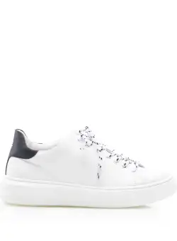 Sneakers damă din piele naturală, Leofex - 310-1 alb box