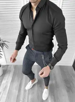 Tinuta barbati smart casual Pantaloni + Camasa 10088