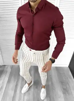 Tinuta barbati smart casual Pantaloni + Camasa 10494