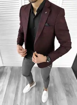 Tinuta barbati smart casual Pantaloni + Camasa + Sacou 10262