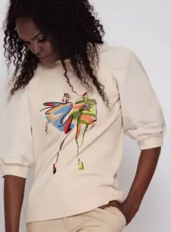 Tricou US3MZ4088 bej Mizar