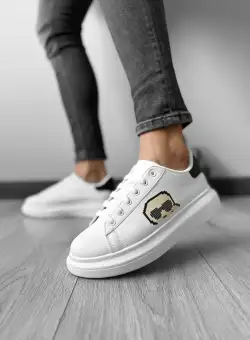 Adidasi barbati albi 6615 A3-1