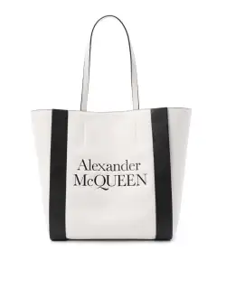 Alexander McQueen Alexander Mcqueen Logo Tote White