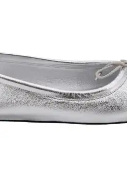 Alexander McQueen Ballerinas Silver