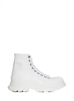 Alexander McQueen Canvas high-top sneakers White