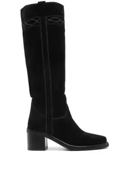 ASH ASH Suede leather heel boots Black