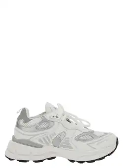 AXEL ARIGATO 'Marathon Ghost Runner' White Low Top Sneakers with Reflectivce Details in Leather Blend Woman WHITE
