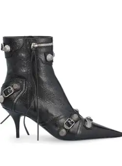 Balenciaga Balenciaga Cagole Leather Boots Black