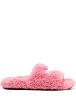 Balenciaga BALENCIAGA Furry slides Pink
