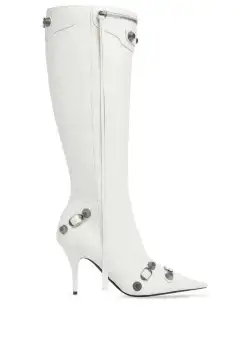 Balenciaga BALENCIAGA Le Cagole leather boots White