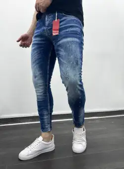 Blugi barbati conici albastri 326 H6-2.3