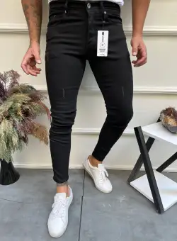 Blugi barbati conici negri 550 H4-3