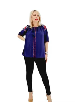 Bluza Dama Panza cu broderie Tanika 2