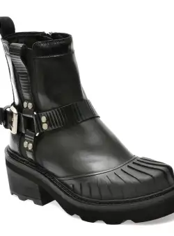 Bocanci EPICA negri, 1301, din piele naturala