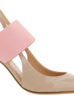 BRUNO FRISONI Pointy Tonic Pumps NUDE